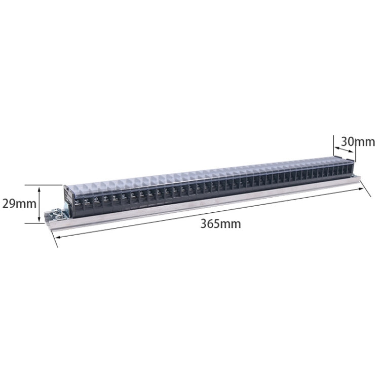 CHINT TD-1540 Terminal Block Rail Type Wiring Block Paralleling Wires Wire Connector - Booster Cable & Clip by CHNT | Online Shopping South Africa | PMC TechLife | Buy Now Pay Later Mobicred