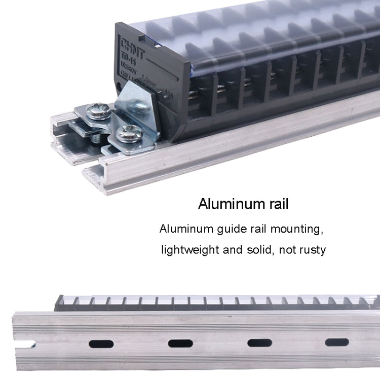 CHINT TD-2040 Terminal Block Rail Type Wiring Block Paralleling Wires Wire Connector - Booster Cable & Clip by CHNT | Online Shopping South Africa | PMC TechLife | Buy Now Pay Later Mobicred