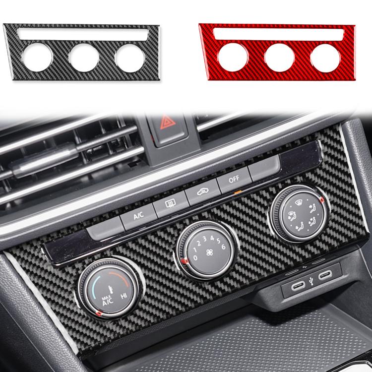 For Volkswagen Sagitar 2019-2023 A Model Left-Hand Drive Central Control Air Conditioning Panel Sticker(Black) - Car Interior Mouldings by PMc TechLife | Online Shopping South Africa | PMc TechLife | Buy Now Pay Later Mobicred