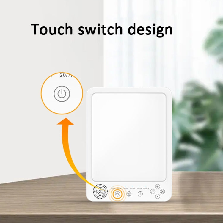 Simulated Sunlight Lamp White Noises Machine SAD Therapy Light With Timer(3 Color Temperature) - free shipping - PMC TechLife - Order now!