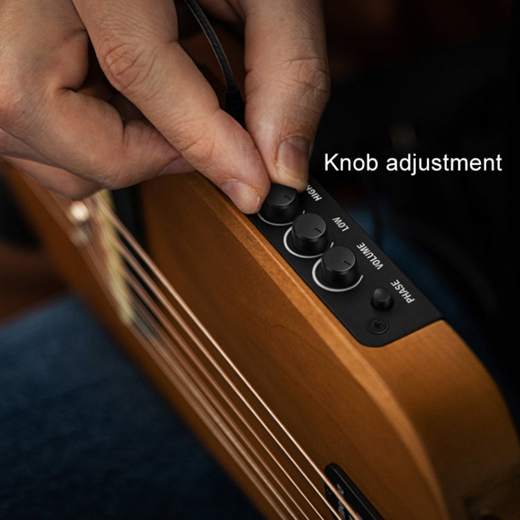 DONNER Smart Headless Silent Guitar Travel Portable Detachable Acoustic Guitar, Style: Mahogany Sunrise Color - Stringed Instruments by DONNER | Online Shopping South Africa | PMC Jewellery