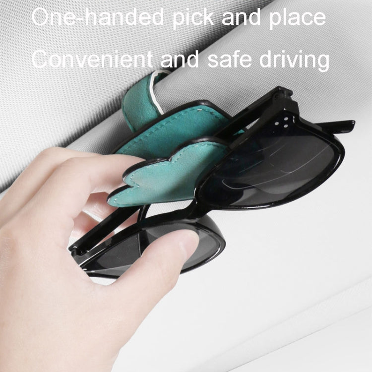 Automotive Shade Eyewear Holder Car Visor Sunglasses And Ticket Organizer(Blue) - Sunglasses & Glasses Clips by PMC TechLife | Online Shopping South Africa | PMC TechLife | Buy Now Pay Later Mobicred