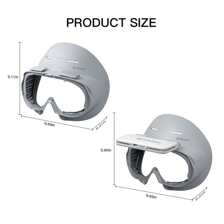 For PICO 4 Hibloks VR Glasses Face Cushion Widened Breathable Protector Pad, Spec: 2pcs PU Cotton - VR Accessories by Hibloks | Online Shopping South Africa | PMC Jewellery | Buy Now Pay Later Mobicred