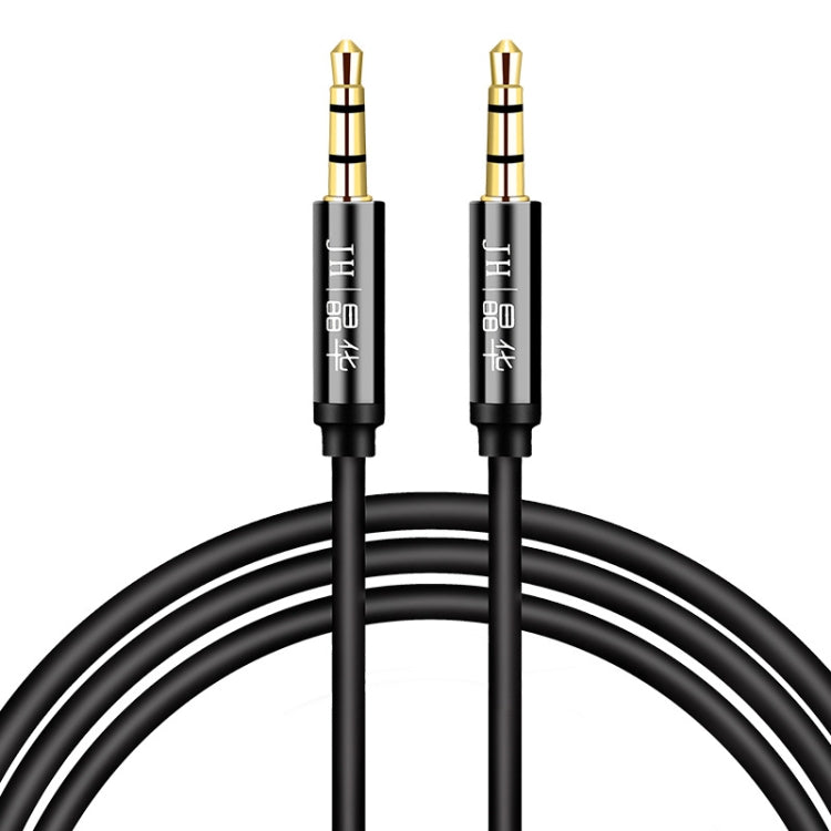 JINGHUA Audio Cable 3.5mm Male To Male AUX Audio Adapter Cable, Size: 2m(3 Knots Black) - Video & Audio Cable by JINGHUA | Online Shopping South Africa | PMC Jewellery | Buy Now Pay Later Mobicred