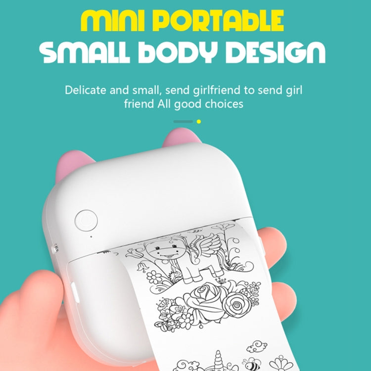 C26 Mini Portable Bluetooth Photo Label Thermal Printer, Spec: Blue+10 Paper - free shipping - PMC TechLife - Order now!