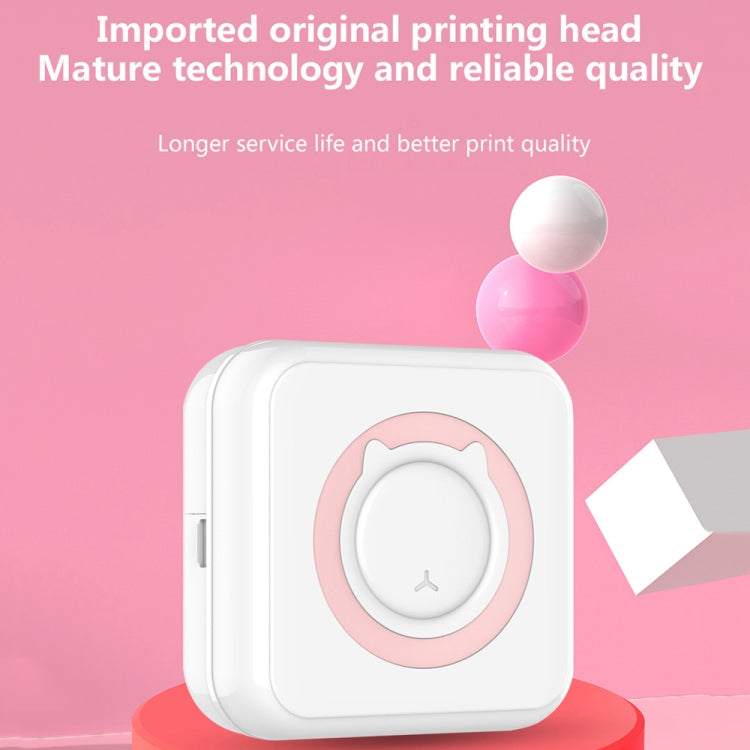 C15 Mini Student Bluetooth Inkless Photo Label Thermal Printer, Spec: Green+5 Stickers - free shipping - PMC TechLife - Order now!