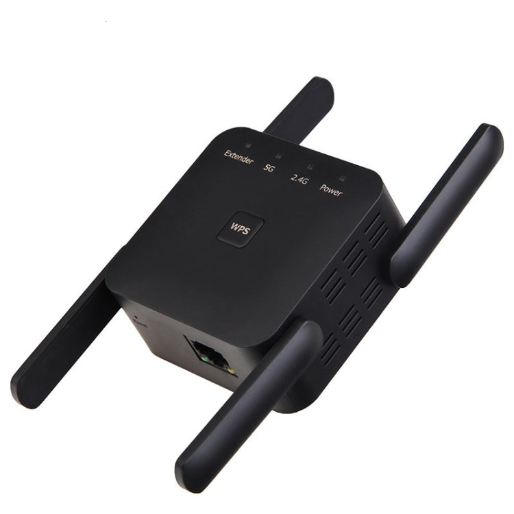 1200Mbps 2.4G / 5G WiFi Extender Booster Repeater Supports Ethernet Port White US Plug - Broadband Amplifiers by PMC TechLife | Online Shopping South Africa | PMC TechLife