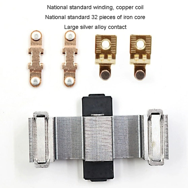 CHNT CJX2-3210 32A 220V Silver Alloy Contacts Multi-Purpose Single-Phase AC Contactor - Relays by CHNT | Online Shopping South Africa | PMC TechLife | Buy Now Pay Later Mobicred