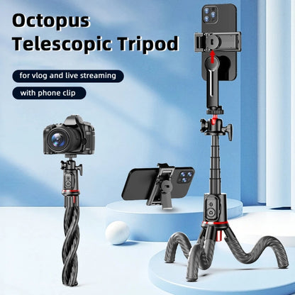 C03 Telescopic Pole With Remote Octopus Tripod Mobile Phone Camera Portable Handheld Photo Bracket - Stand by PMC Jewellery | Online Shopping South Africa | PMC Jewellery | Buy Now Pay Later Mobicred