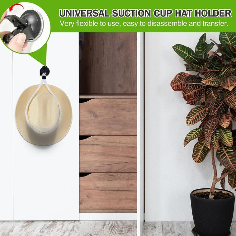 Car Cowboy Hat Rack Home Door Rear Hat Hook Holder, Color: Gray - Stowing Tidying by PMC TechLife | Online Shopping South Africa | PMC TechLife | Buy Now Pay Later Mobicred
