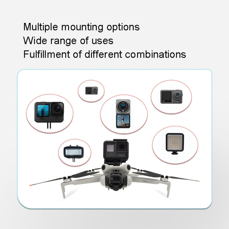 For DJI Mini 4 PRO / Mini 3 PRO / Mini 3 Upper Expansion Bracket 1/4 Screws for Tripod Accessories - Holder Series by PMC Jewellery | Online Shopping South Africa | PMC Jewellery