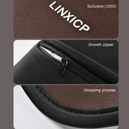 LINXICP 3 In 1 Car Seat Lumbar Cushion Summer Special Memory Foam Breathable Car Back Pad(Coffee) - Seat Accessories by LINXICP | Online Shopping South Africa | PMC Jewellery | Buy Now Pay Later Mobicred