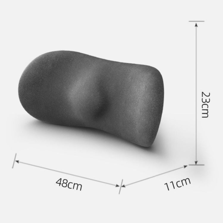 Car Cushion Driving Seat Cervical Support Backrest Pillow, Style: Headrest + Waist Pad Gray - Seat Accessories by PMC TechLife | Online Shopping South Africa | PMC TechLife | Buy Now Pay Later Mobicred