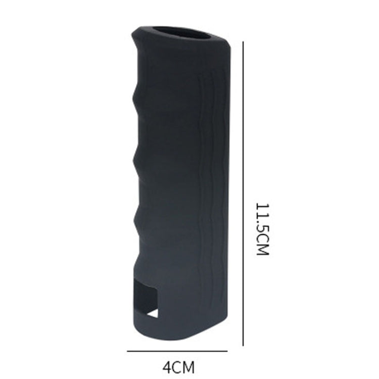 Automotive Universal Silicone Handbrake Handle Cover Brake Handle Decorative Protective Sleeve, Size: Oblique Sleeve(Black) - Shift Knob by PMC TechLife | Online Shopping South Africa | PMC TechLife | Buy Now Pay Later Mobicred