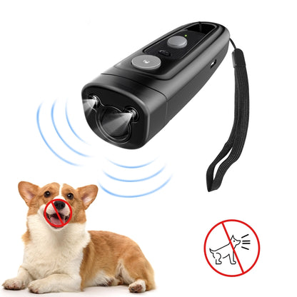 Ultrasonic Dog Repeller Stop Barker Pet Trainer(Black) - Training Aids by PMC Jewellery | Online Shopping South Africa | PMC Jewellery | Buy Now Pay Later Mobicred