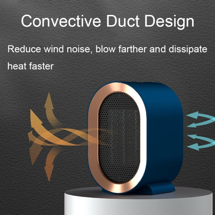 Small Desktop Electric Heater Home PTC Instant Energy-saving Heater, Spec: UK Plug(Green) - Electric Heaters by PMC TechLife | Online Shopping South Africa | PMC TechLife | Buy Now Pay Later Mobicred