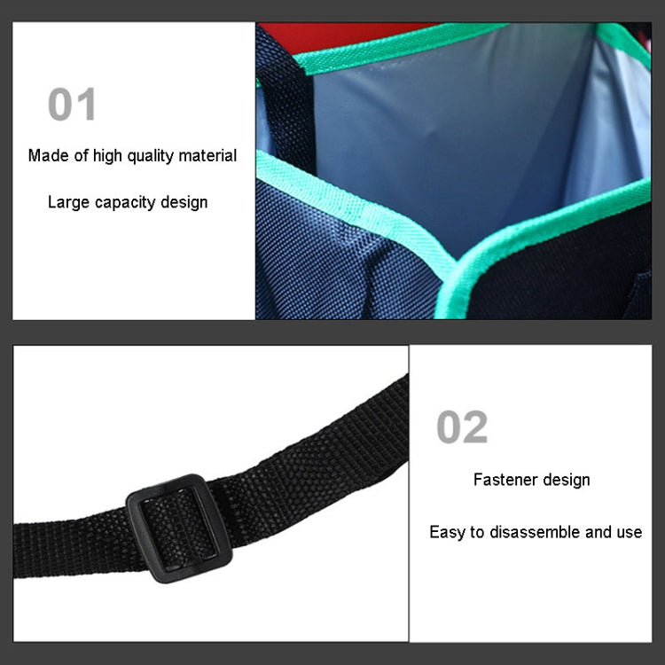 Car Seatback Trash Can Automotive Multifunctional Storage Organizer, Style: Black Red Edge - Stowing Tidying by PMC TechLife | Online Shopping South Africa | PMC TechLife | Buy Now Pay Later Mobicred