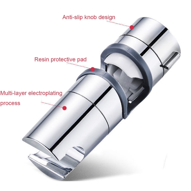Straight-buckle Adjustable Shower Bracket Shower Rod Lift Base Shower Head Rack(18-25) - Shower Head by PMC TechLife | Online Shopping South Africa | PMC TechLife | Buy Now Pay Later Mobicred