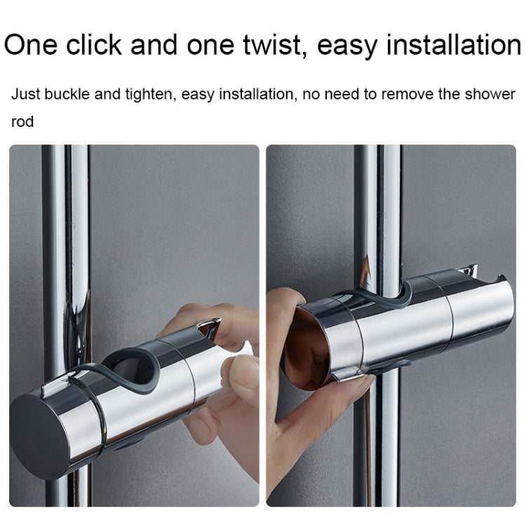 Straight-buckle Adjustable Shower Bracket Shower Rod Lift Base Shower Head Rack(18-25) - Shower Head by PMC TechLife | Online Shopping South Africa | PMC TechLife | Buy Now Pay Later Mobicred