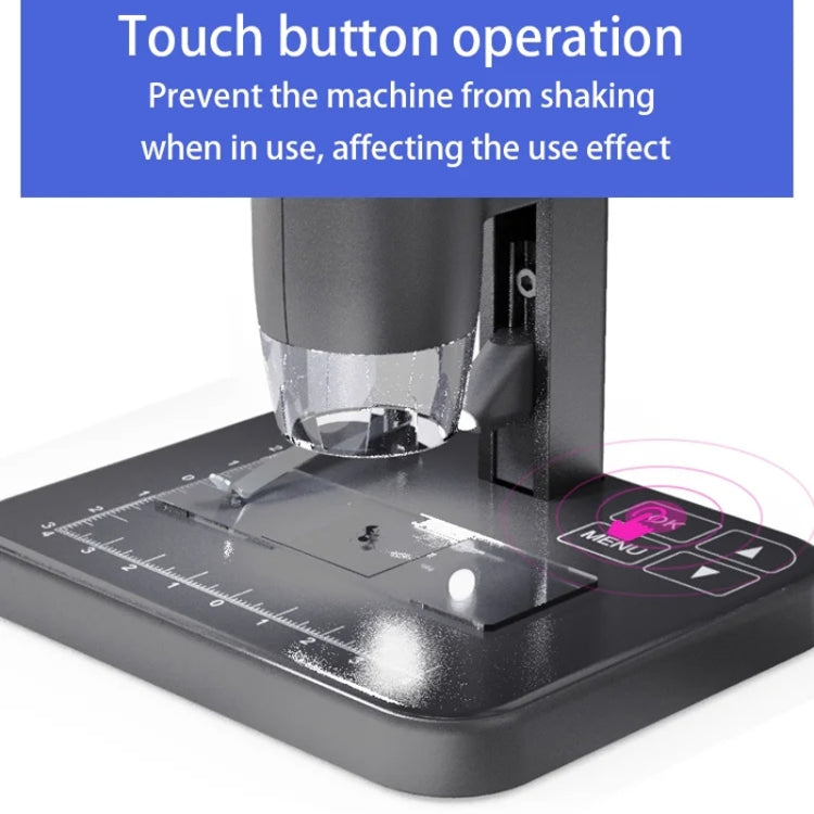 HD Electronic Digital Microscope 5 Inch Screen Touch Key 8000X Biological Cell Electronic Magnifying Glass - free shipping - PMC TechLife - Order now!