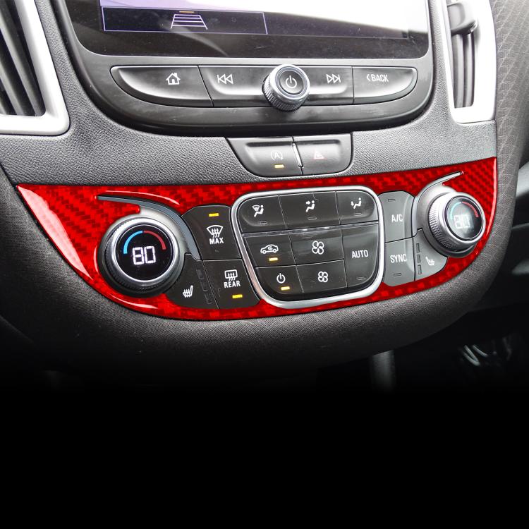 For Chevrolet Malibu 2016-2022 C Model Universal Central Control Knob Panel Sticker(Black) - Car Interior Mouldings by PMc TechLife | Online Shopping South Africa | PMc TechLife | Buy Now Pay Later Mobicred