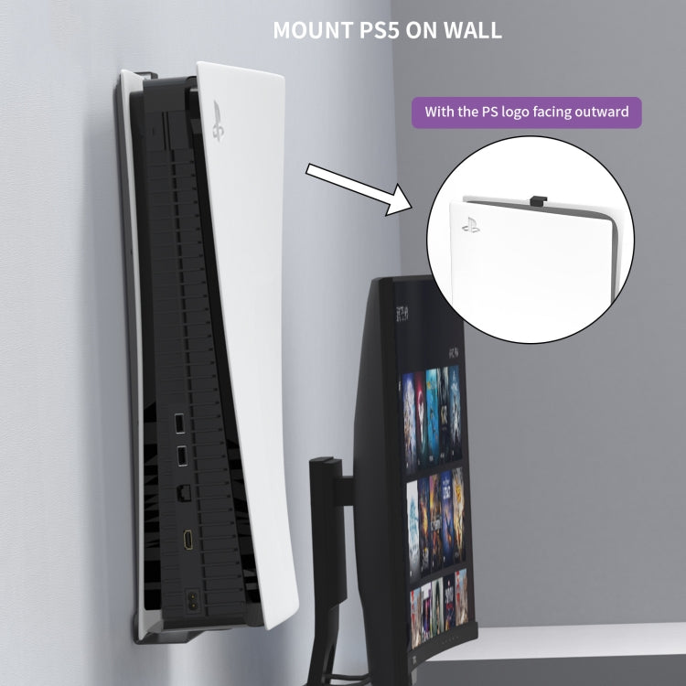 JYS-P5149 For PS5 Wall Bracket Storage Hook Suit Game Console Storage Bracket - Holder by JYS | Online Shopping South Africa | PMC Jewellery | Buy Now Pay Later Mobicred