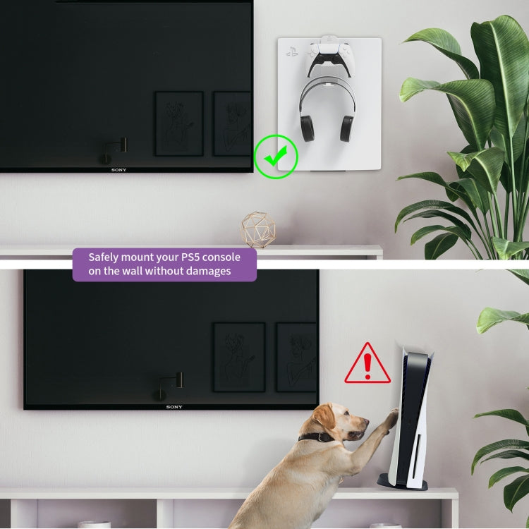 JYS-P5149 For PS5 Wall Bracket Storage Hook Suit Game Console Storage Bracket - free shipping - PMC Jewellery - Order now!