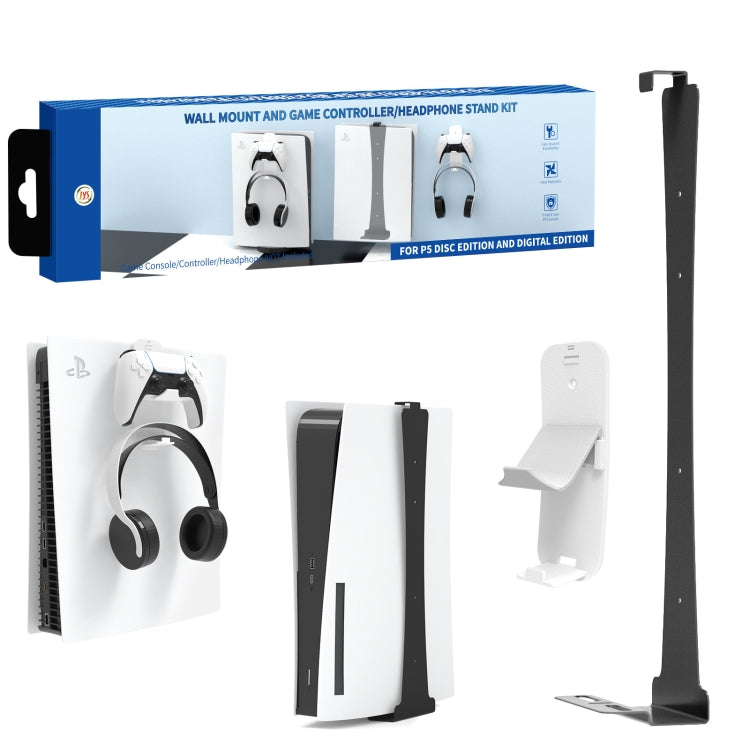 JYS-P5149 For PS5 Wall Bracket Storage Hook Suit Game Console Storage Bracket - free shipping - PMC Jewellery - Order now!