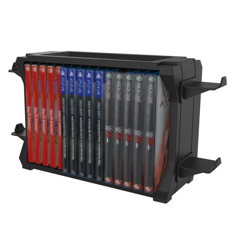 DOBE HHC-P5028 Multi-functional Console Disk Organizer Gamepad Storage Stand For PS5 / Switch / Xbox Series S / Xbox Series X - Holder by DOBE | Online Shopping South Africa | PMC Jewellery | Buy Now Pay Later Mobicred