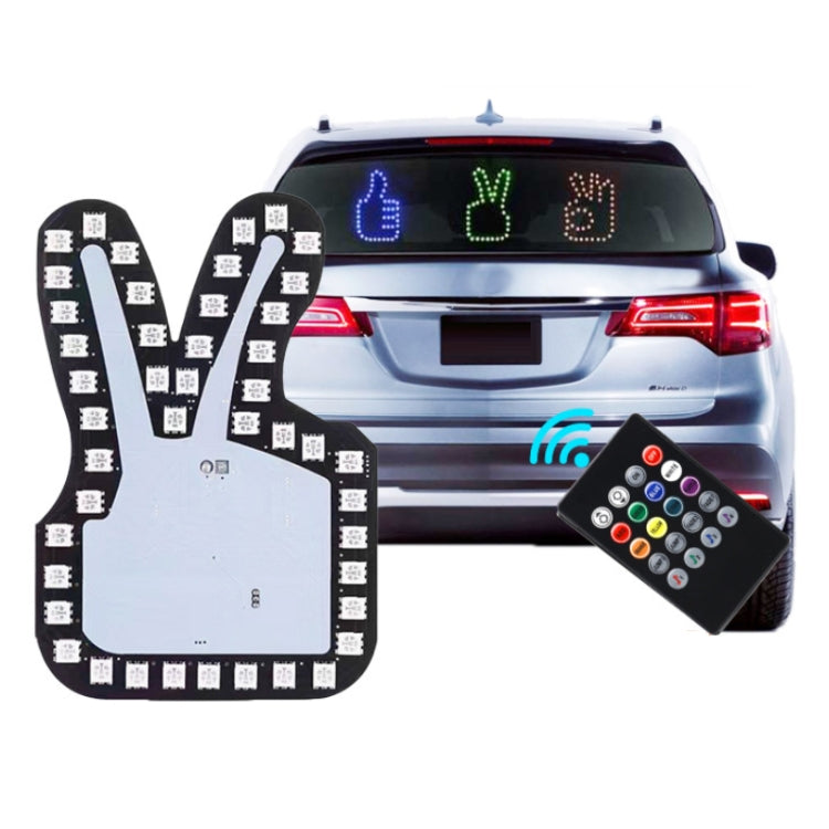 Car Interactive Finger Light Multi-function Warning Anti-rear Collision Light(OK) - free shipping - PMC TechLife - Order now!