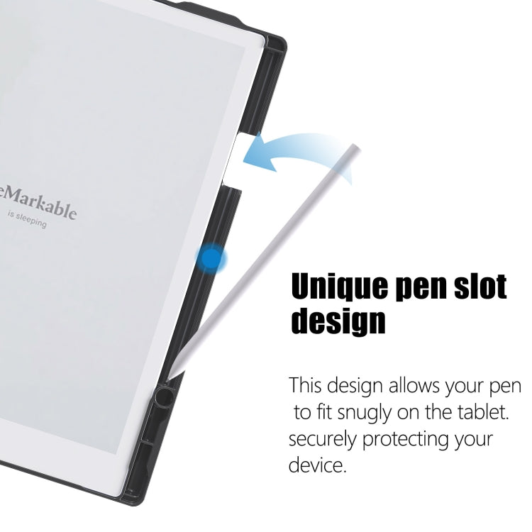 For ReMarkable 2 10.3 Inch 2020 Paper Tablet Case Multi-Viewing Adjustable Folding Book Folio Cover(Black) - Others by PMC TechLife | Online Shopping South Africa | PMC TechLife | Buy Now Pay Later Mobicred