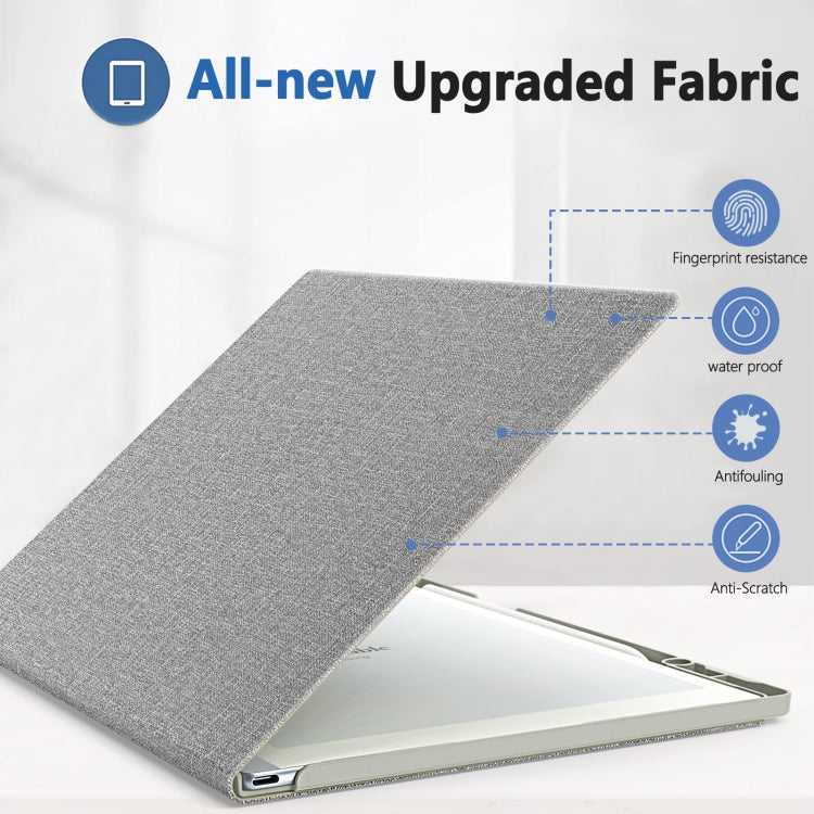 For ReMarkable 2 10.3 Inch 2020 Paper Tablet Case Slim Lightweight Folding Book Folio Cover(Grey) - Others by PMC TechLife | Online Shopping South Africa | PMC TechLife | Buy Now Pay Later Mobicred