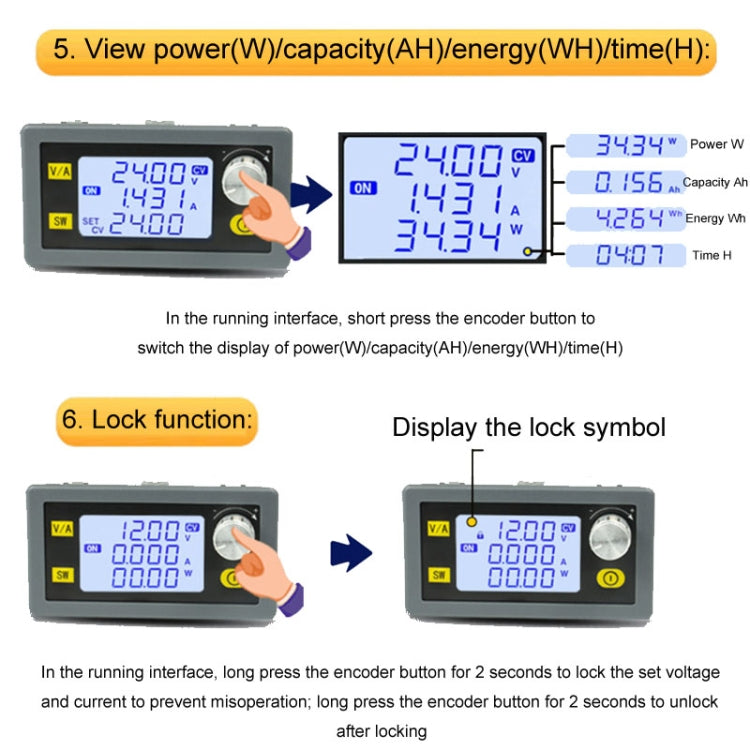 80W 5A DC-DC Adjustable Voltage Regulator Battery Charging Module - Other Accessories by PMC TechLife | Online Shopping South Africa | PMC TechLife