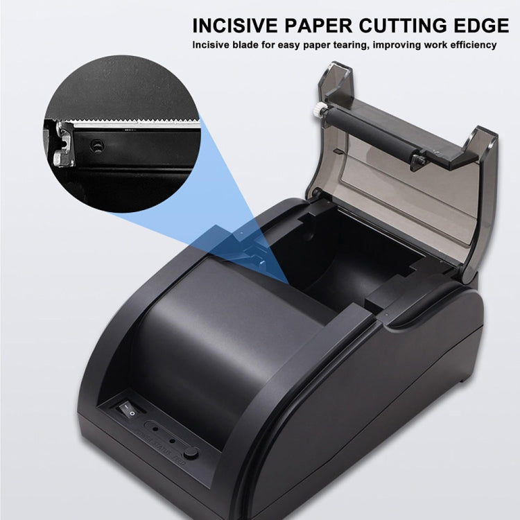 58mm USB Computer Version+Mobile Bluetooth Automatic Order Takeout Receipt Cashier Thermal Printer(UK Plug) - Printer by PMC TechLife | Online Shopping South Africa | PMC TechLife | Buy Now Pay Later Mobicred