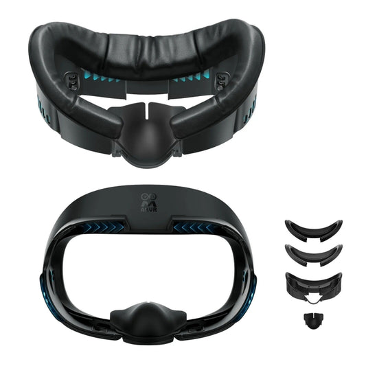 AMVR Q3FC1 For Meta Quest3 Mask Ice Silk Breathable Leather Material(Mask+1 Ice Silk) - VR Accessories by AMVR | Online Shopping South Africa | PMC Jewellery | Buy Now Pay Later Mobicred