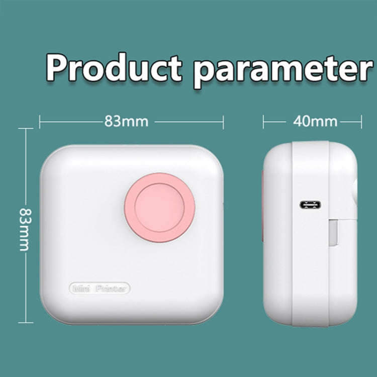 M2 Small Portable Wireless Thermal Photo Printer Student Error Question Label Printer(Pink) - free shipping - PMC TechLife - Order now!