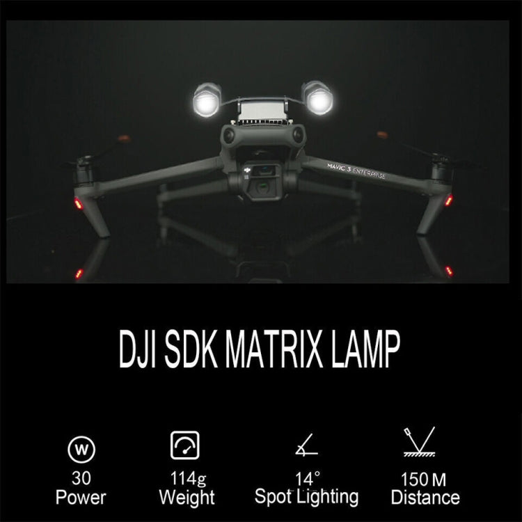 JZ T30 For DJI Mavic 3E / 3T 30W Matrix Lamp Spotlight - free shipping - PMC TechLife - Order now!