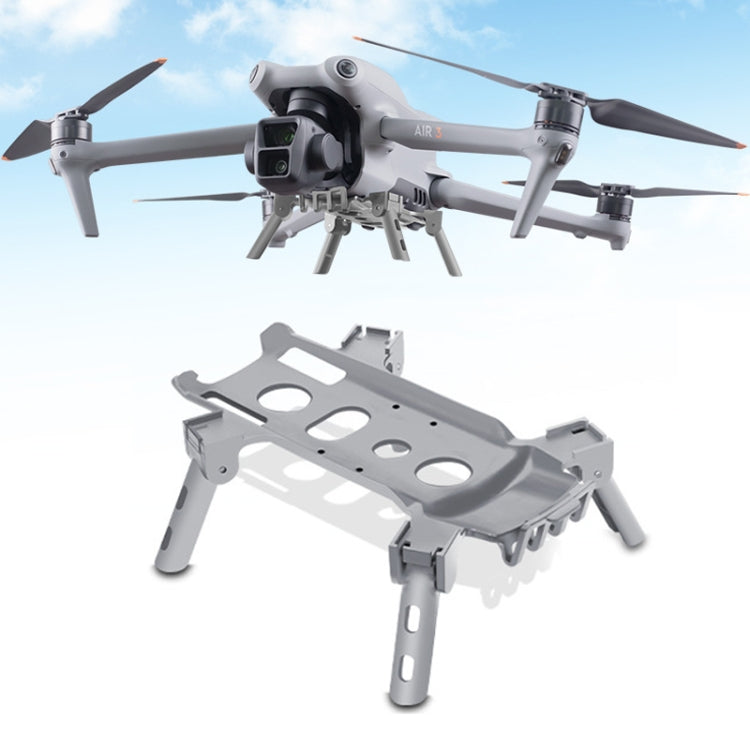 For DJI Air 3 Heightened Landing Gear Body Protection Fall and Crash Proof Folding Extension Kickstand(Gray) - Holder Series by PMC Jewellery | Online Shopping South Africa | PMC Jewellery | Buy Now Pay Later Mobicred
