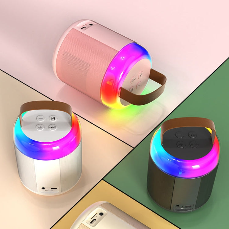 Home Portable Bluetooth Speaker Small Outdoor Karaoke Audio, Color: Y2 Black(Double wheat) - Microphone by PMC TechLife | Online Shopping South Africa | PMC TechLife | Buy Now Pay Later Mobicred