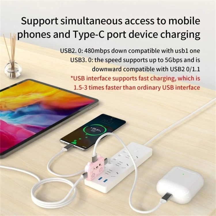 3 In 1 Type-C Docking Station USB Hub For iPad / Phone Docking Station, Port: 3H HDMI+PD+USB3.0  White - USB HUB by PMC Jewellery | Online Shopping South Africa | PMC Jewellery | Buy Now Pay Later Mobicred