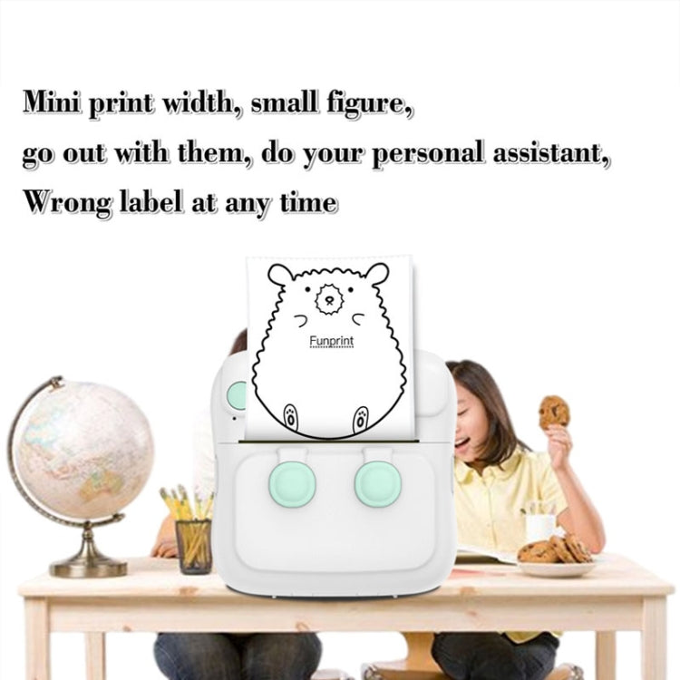 C22 Colorful Ambient Light Portable Mini Inkless Thermal Bluetooth Printer Error Question Label Printer(White) - Printer by PMC TechLife | Online Shopping South Africa | PMC TechLife | Buy Now Pay Later Mobicred
