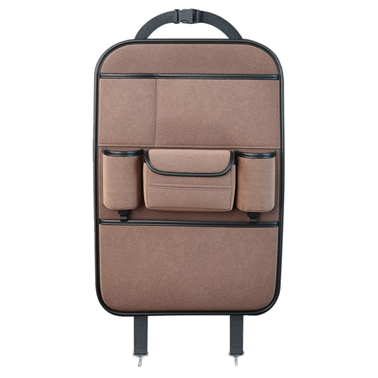 Multifunction Car Seat Back Storage Bag Seat Back Pocket Car Utility Storage Hanging Bag(Brown) - Stowing Tidying by PMC TechLife | Online Shopping South Africa | PMC TechLife | Buy Now Pay Later Mobicred