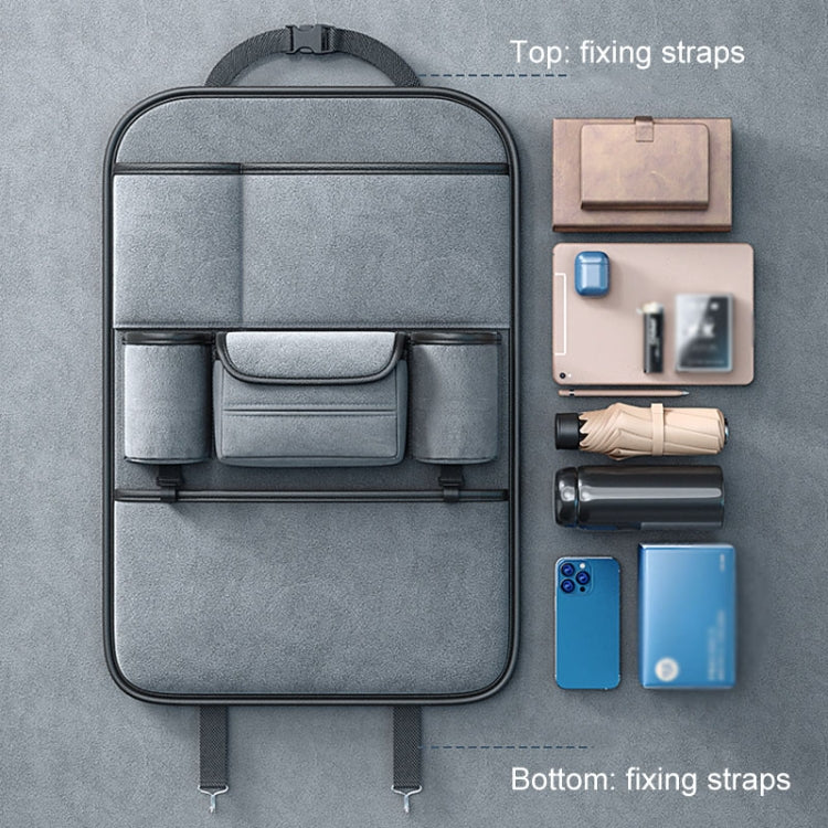 Multifunction Car Seat Back Storage Bag Seat Back Pocket Car Utility Storage Hanging Bag(Brown) - Stowing Tidying by PMC TechLife | Online Shopping South Africa | PMC TechLife | Buy Now Pay Later Mobicred