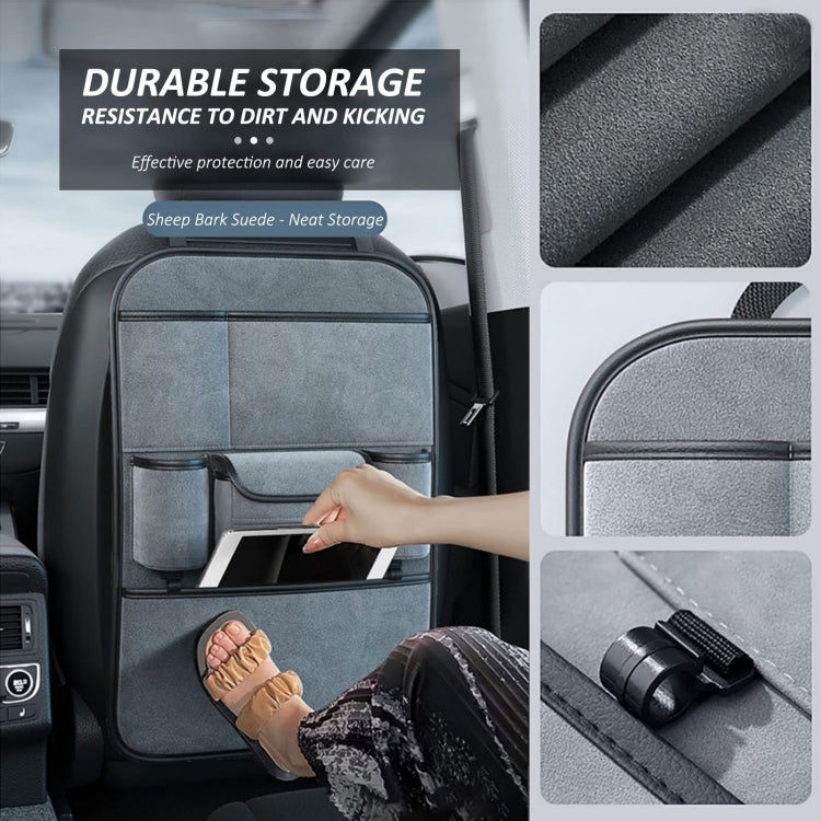 Multifunction Car Seat Back Storage Bag Seat Back Pocket Car Utility Storage Hanging Bag(Gray) - Stowing Tidying by PMC TechLife | Online Shopping South Africa | PMC TechLife | Buy Now Pay Later Mobicred