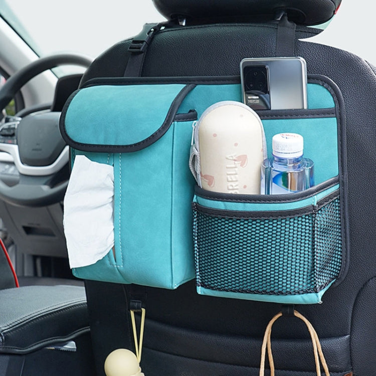 Car Seat Back Organizer Multifunctional Storage Bag Decorative Products(Black) - free shipping - PMC TechLife - Order now!