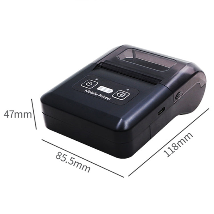 58mm Portable USB Charging Home Phone Bluetooth Thermal Printer(US Plug) - Printer by PMC TechLife | Online Shopping South Africa | PMC TechLife | Buy Now Pay Later Mobicred