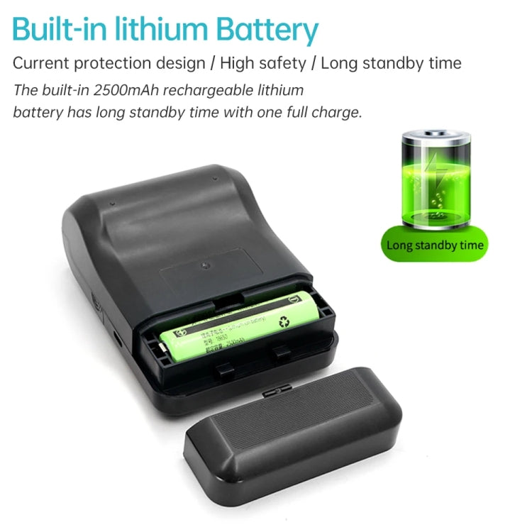 58mm Portable USB Charging Home Phone Bluetooth Thermal Printer(US Plug) - Printer by PMC TechLife | Online Shopping South Africa | PMC TechLife | Buy Now Pay Later Mobicred