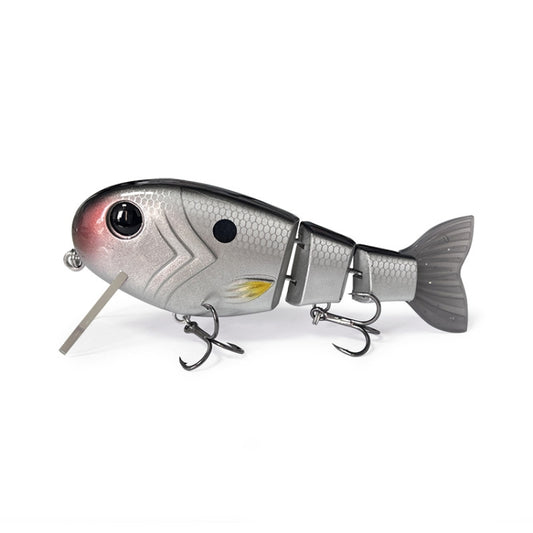 With Tongue Plate 3 Section Bionic Fish Lua Sea Fishing Freshwater Universal Floating Fake Bait(LK088-04) - Fishing Lures by PMC Jewellery | Online Shopping South Africa | PMC Jewellery | Buy Now Pay Later Mobicred