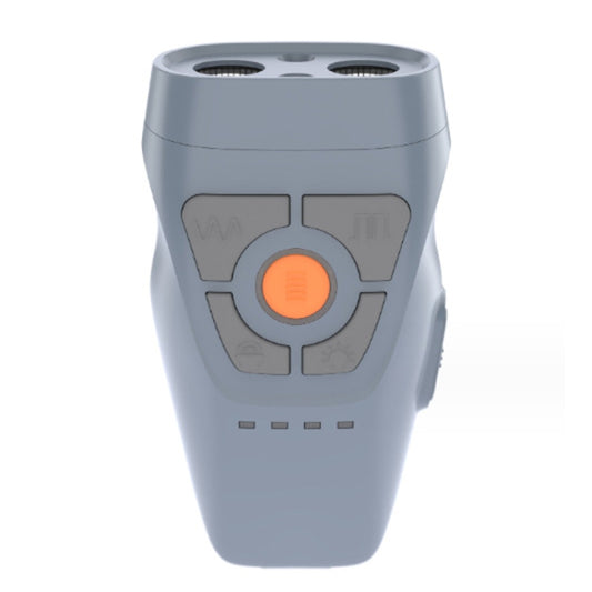 Dual Ultrasonic Repeller Pet Stop Barker With Mobile Power Supply Flashing Lighting Horn Function(Grey) - Training Aids by PMC Jewellery | Online Shopping South Africa | PMC Jewellery | Buy Now Pay Later Mobicred