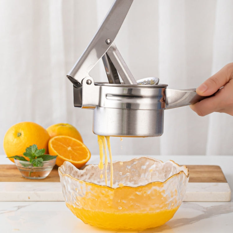 Stainless Steel Potato Press Manual Juicer Vegetable And Fruit Squeezer, Model: SJ-01 Bottom Hole - Stirrer & Squeezer by PMc TechLife | Online Shopping South Africa | PMc TechLife | Buy Now Pay Later Mobicred